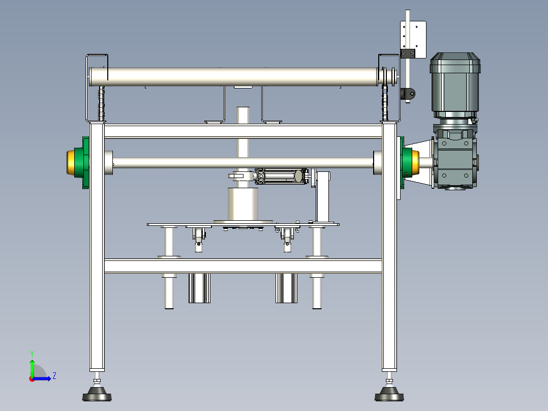 滚筒线设计图左视图