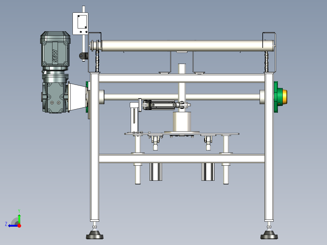 滚筒线设计图右视图