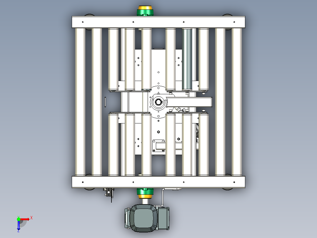 滚筒线设计图俯视图