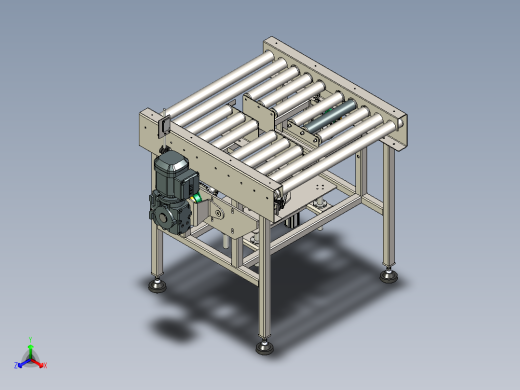滚筒线设计图正等轴测缩略图
