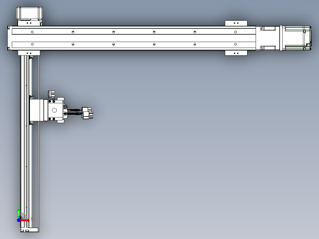 三坐标模组设计前视图