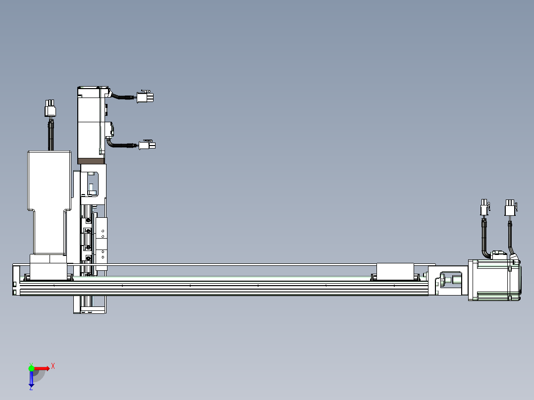 三坐标模组设计俯视图