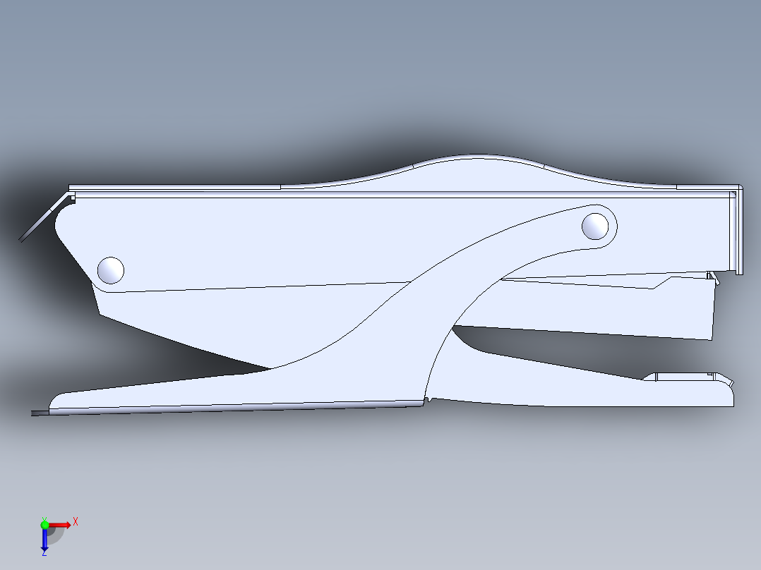 订书机(2)俯视图