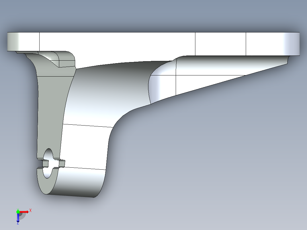 舱门接头数控加工工艺设计 1391007俯视图