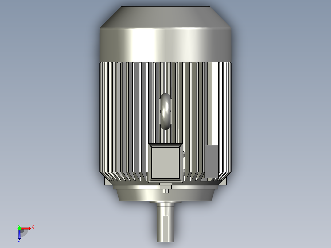 YE3系列三相异步电动机YE3-250M-6俯视图