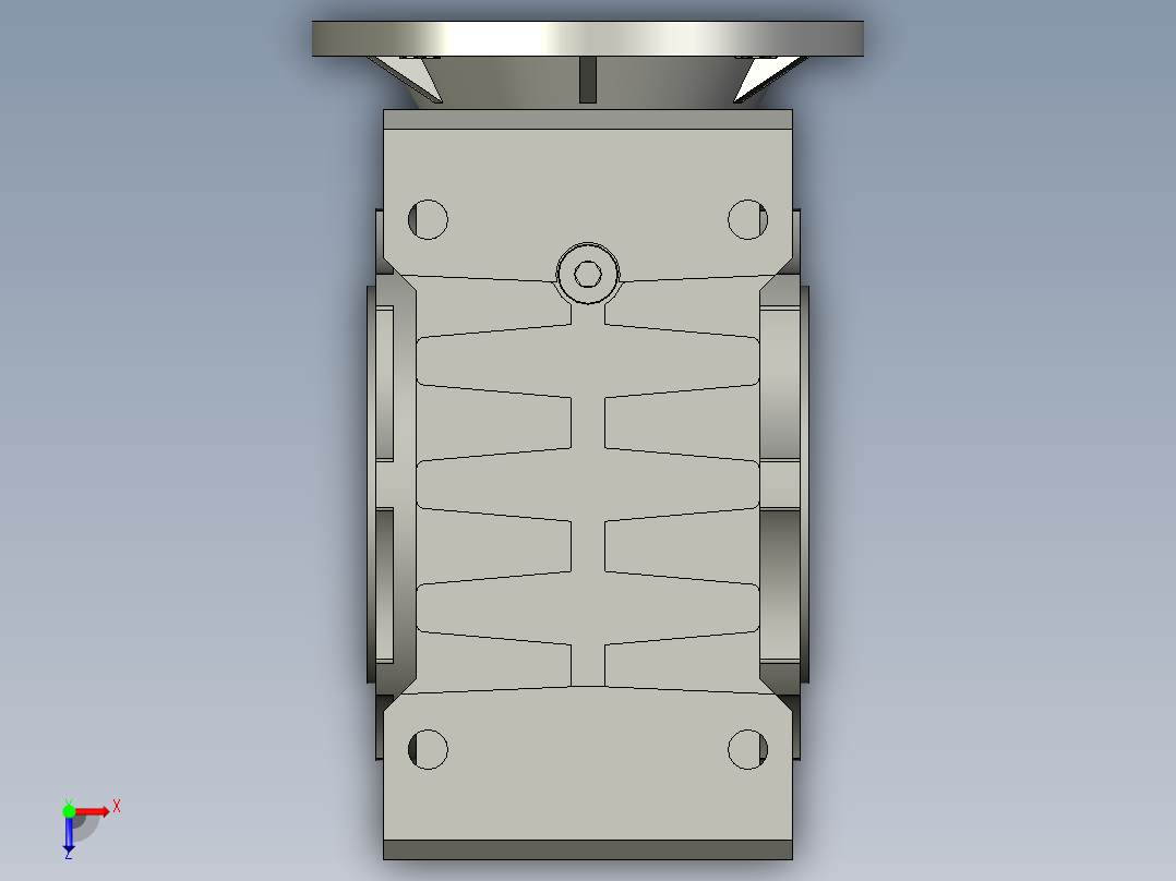 3NMRV110-150型蜗轮蜗杆减速机NMRV15080112B5B3YE2-4-4P_NMRV110-150型蜗轮蜗杆减速机NMRV15080112B5B3YE2-22-4P_NMRV-A俯视图