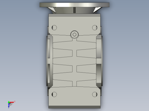 3NMRV110-150型蜗轮蜗杆减速机NMRV15080112B5B3YE2-4-4P_NMRV110-150型蜗轮蜗杆减速机NMRV15080112B5B3YE2-22-4P_NMRV-A俯视缩略图