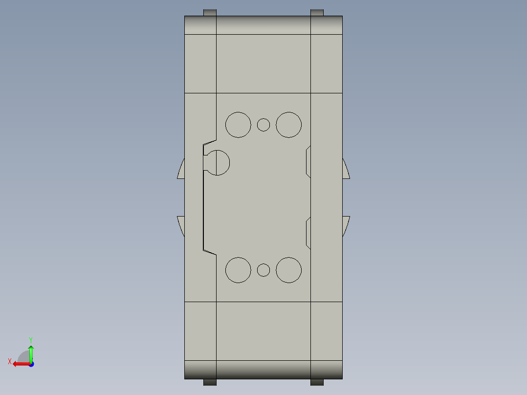FS-MGJ系列气缸FS-MGJ10-5后视图