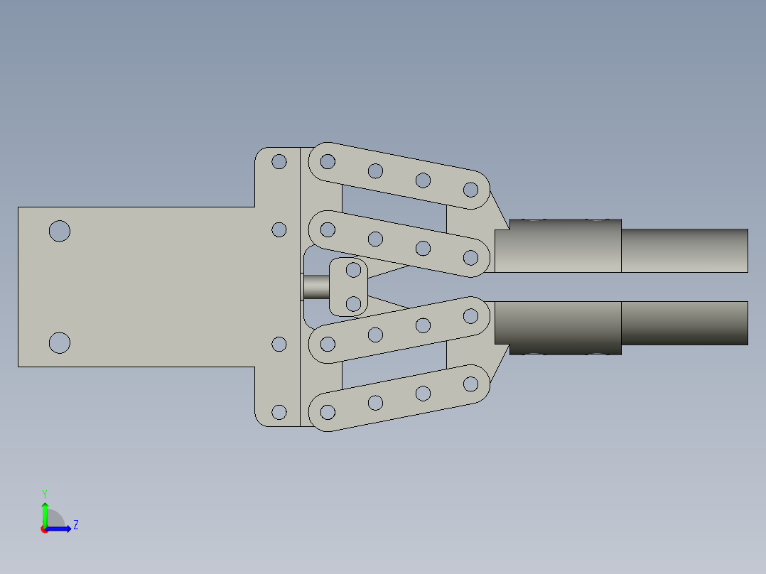 FS-MGJ系列气缸FS-MGJ10-5左视图