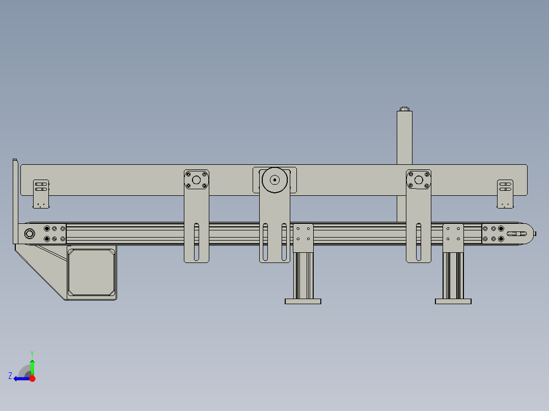 0-04-00NG输送带(解散装配体)右视图