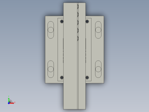 螺母O圈中间过渡组件前视缩略图