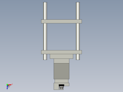 螺母O圈中间过渡组件俯视缩略图