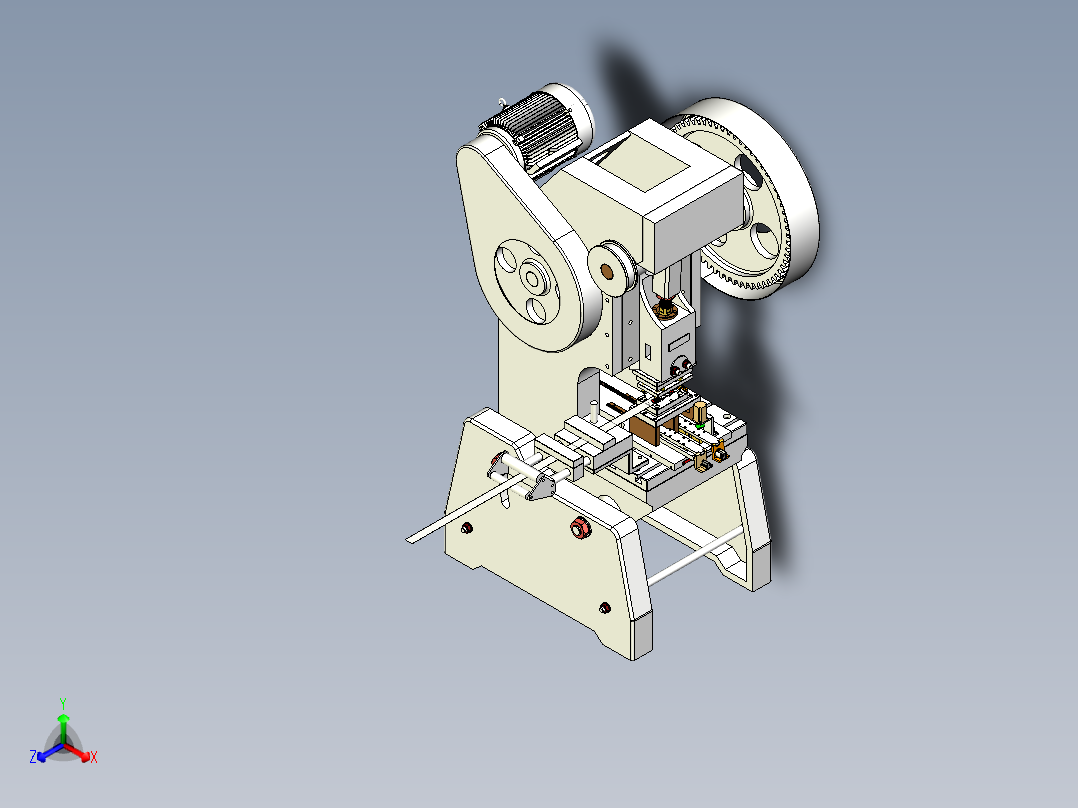 冲床改自动化连续冲切设计