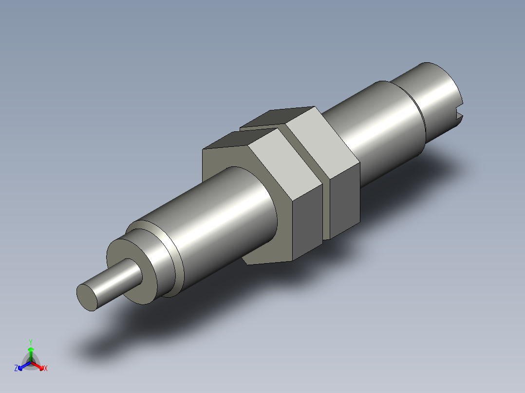 网线接口自动压合设备设计-RB0806缓冲器正等轴测图