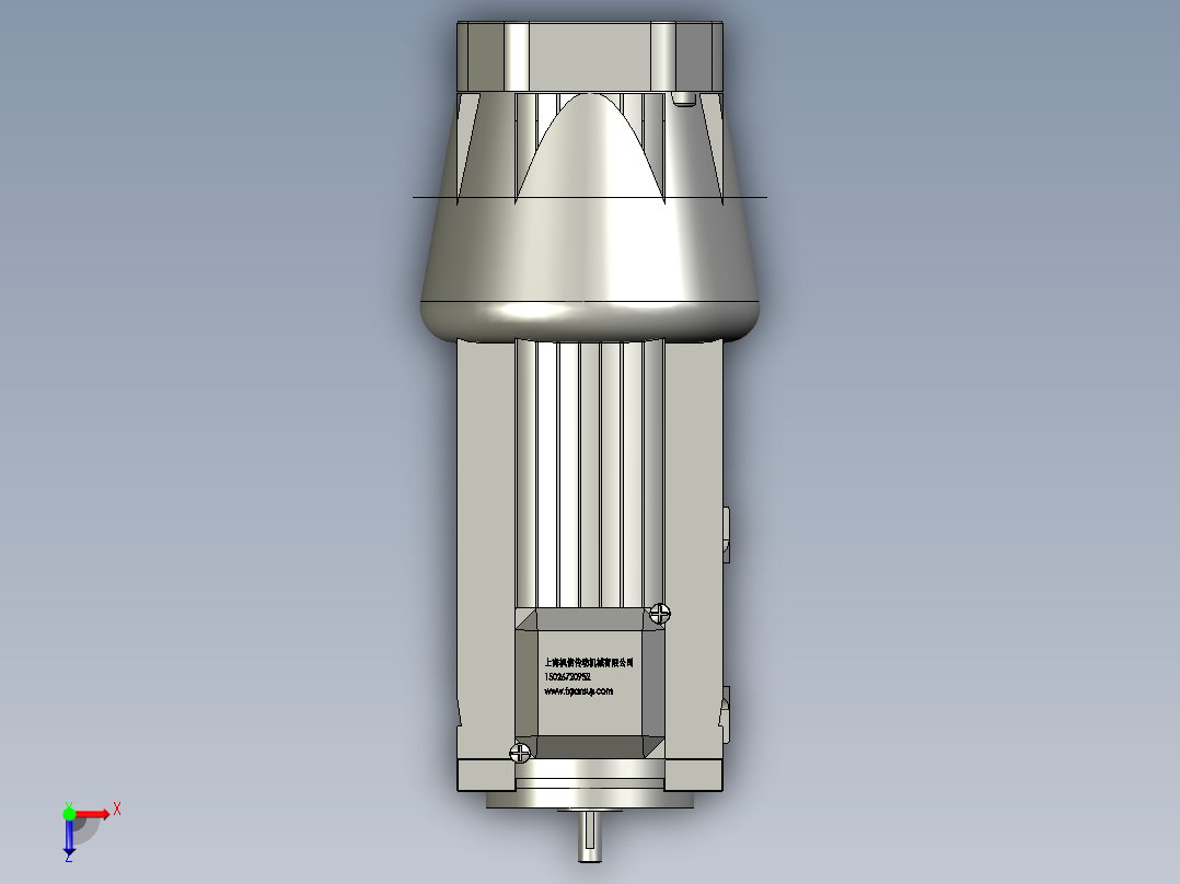 IMB3H56-90通用电机三相异步电动机SEW电机厂家YS-561-4-B3俯视图