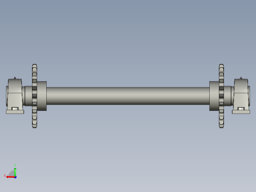从动轴组件后视缩略图
