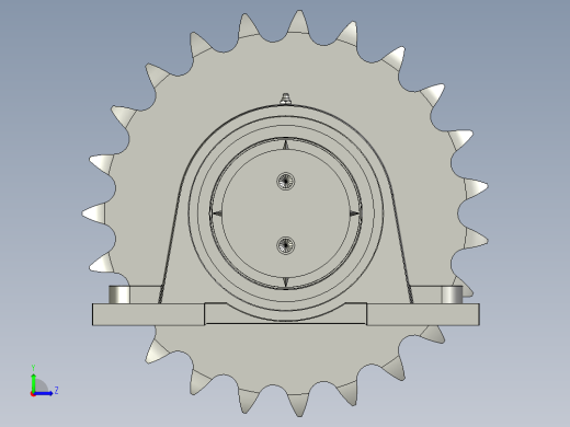 从动轴组件左视缩略图