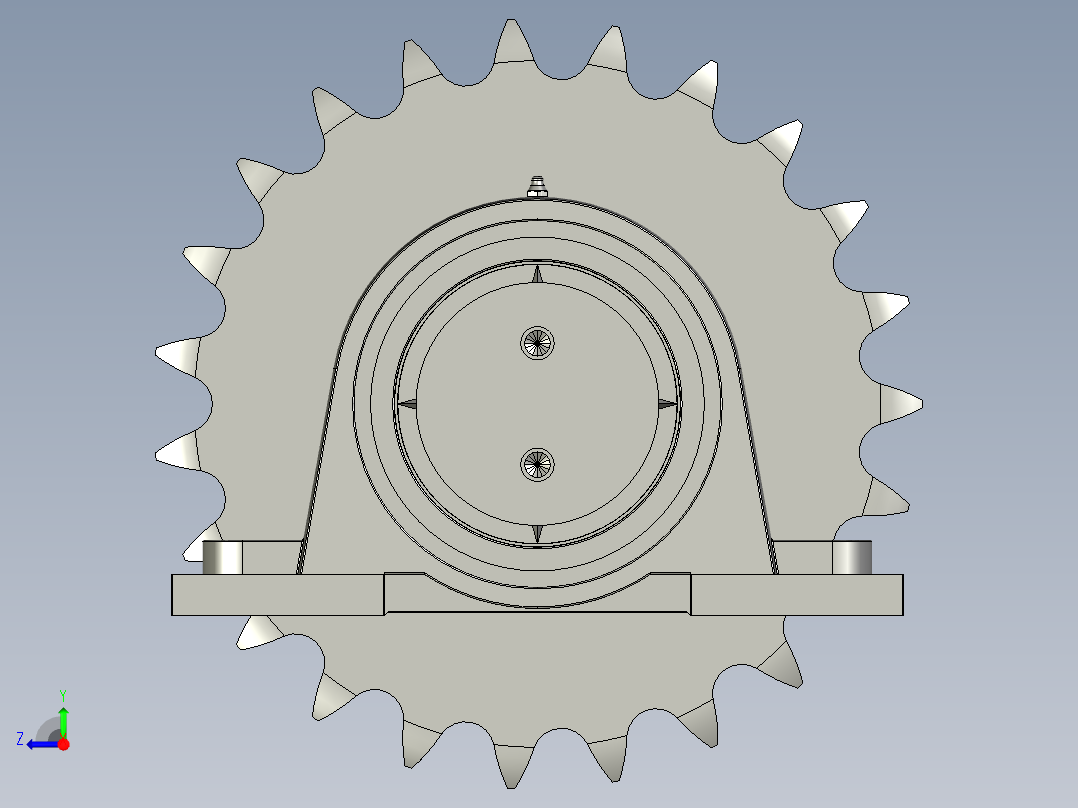 从动轴组件右视图