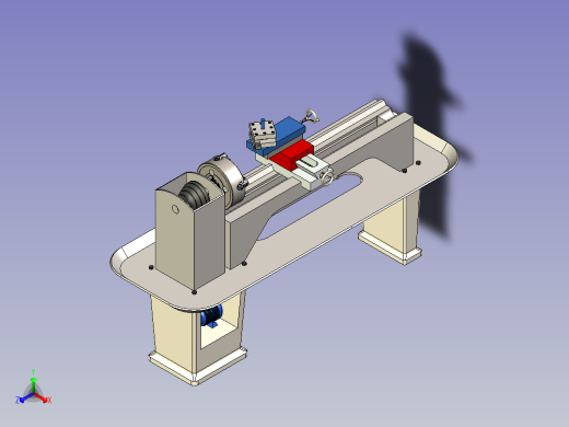 车床Lianxi模型3D图纸
