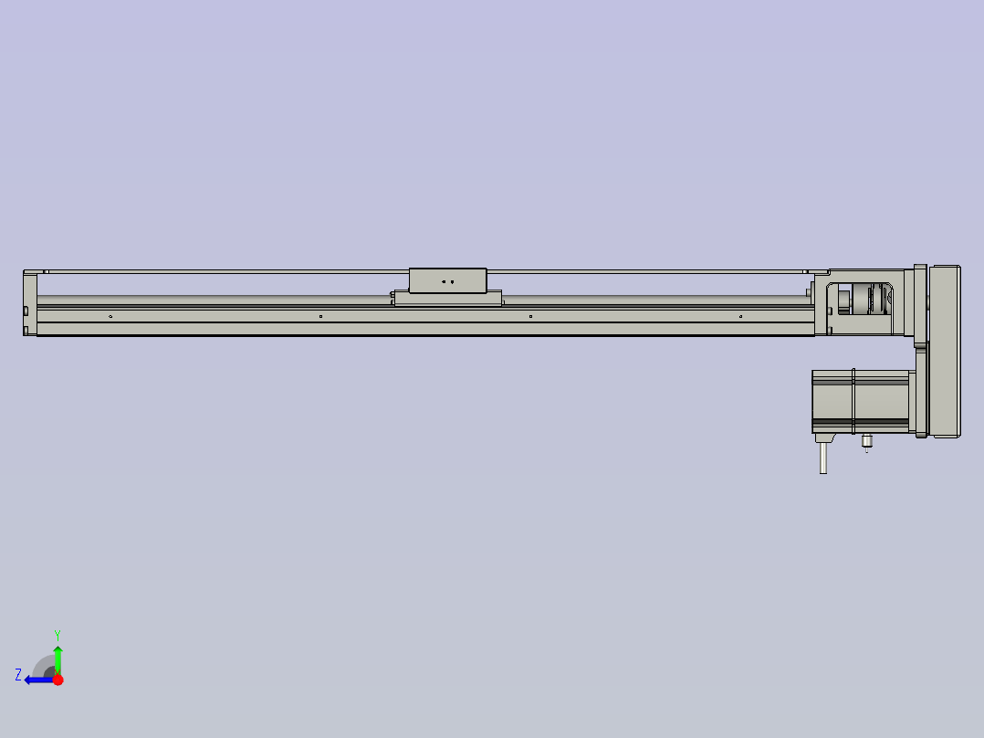 KK86-740KK86-740-200W-带联轴器反折右视图