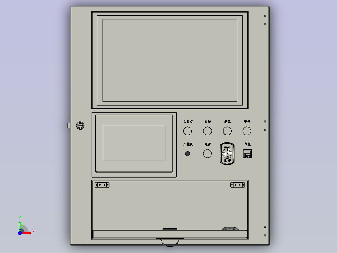 密封测试-控制门-V2-11前视图