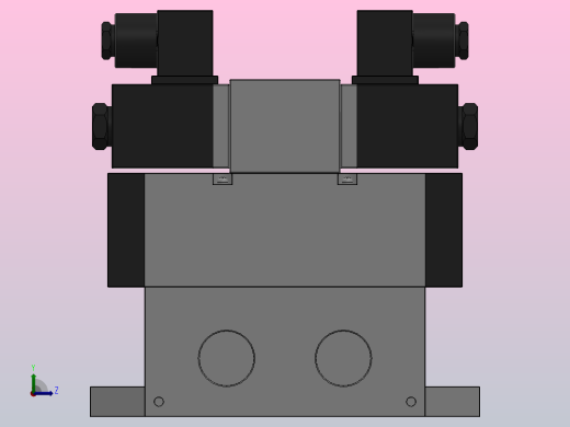QJD系列同轴截止式电控换向阀[Q25JD2-L20AT]左视缩略图
