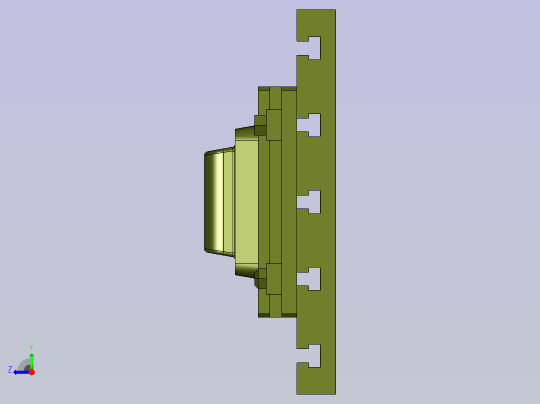 练习机床+部件右视图