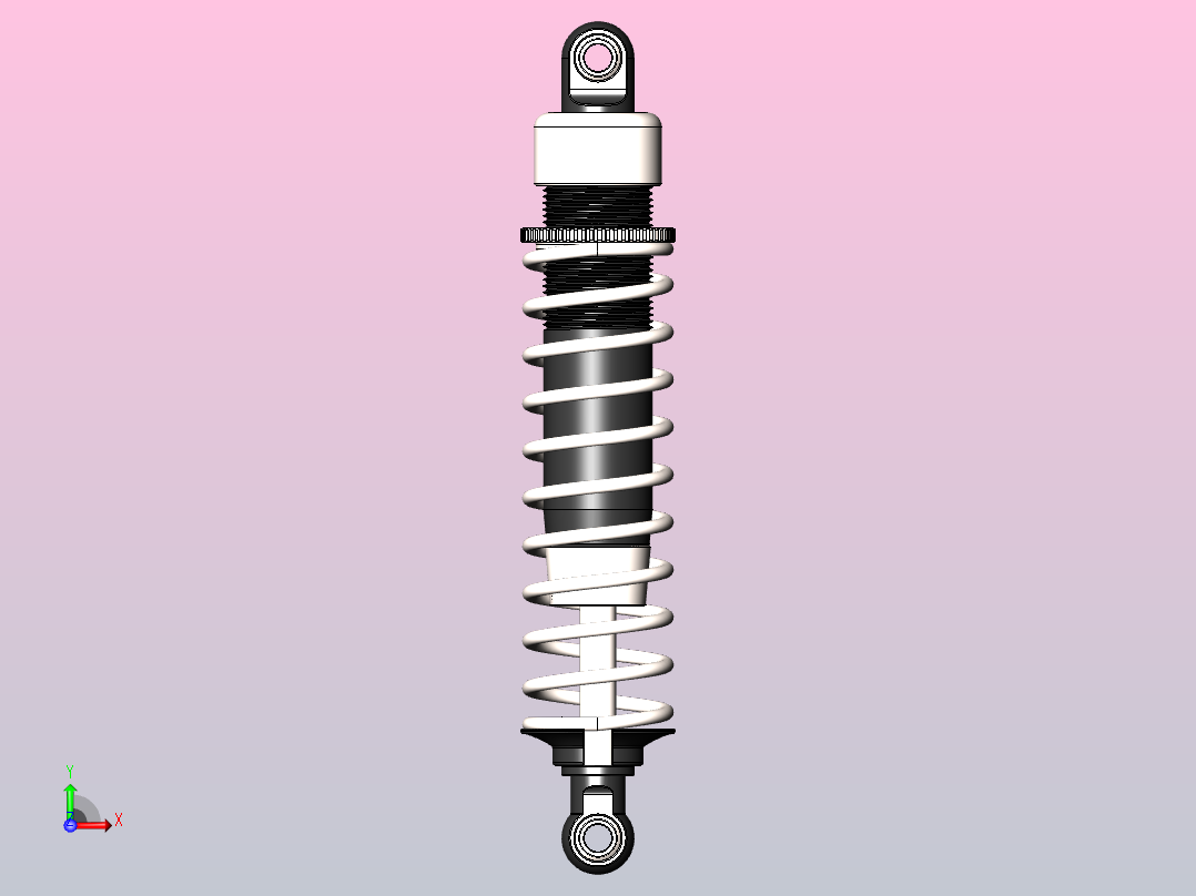 遥控汽车减震器前视图