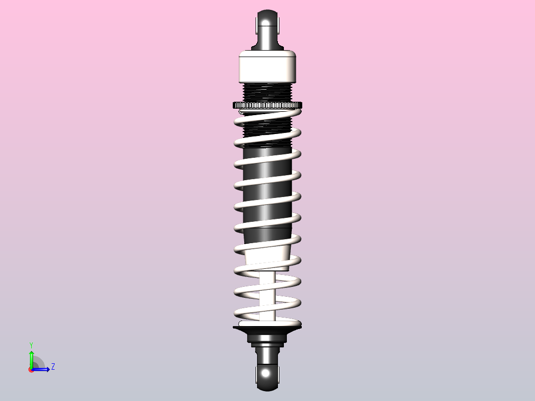 遥控汽车减震器左视图
