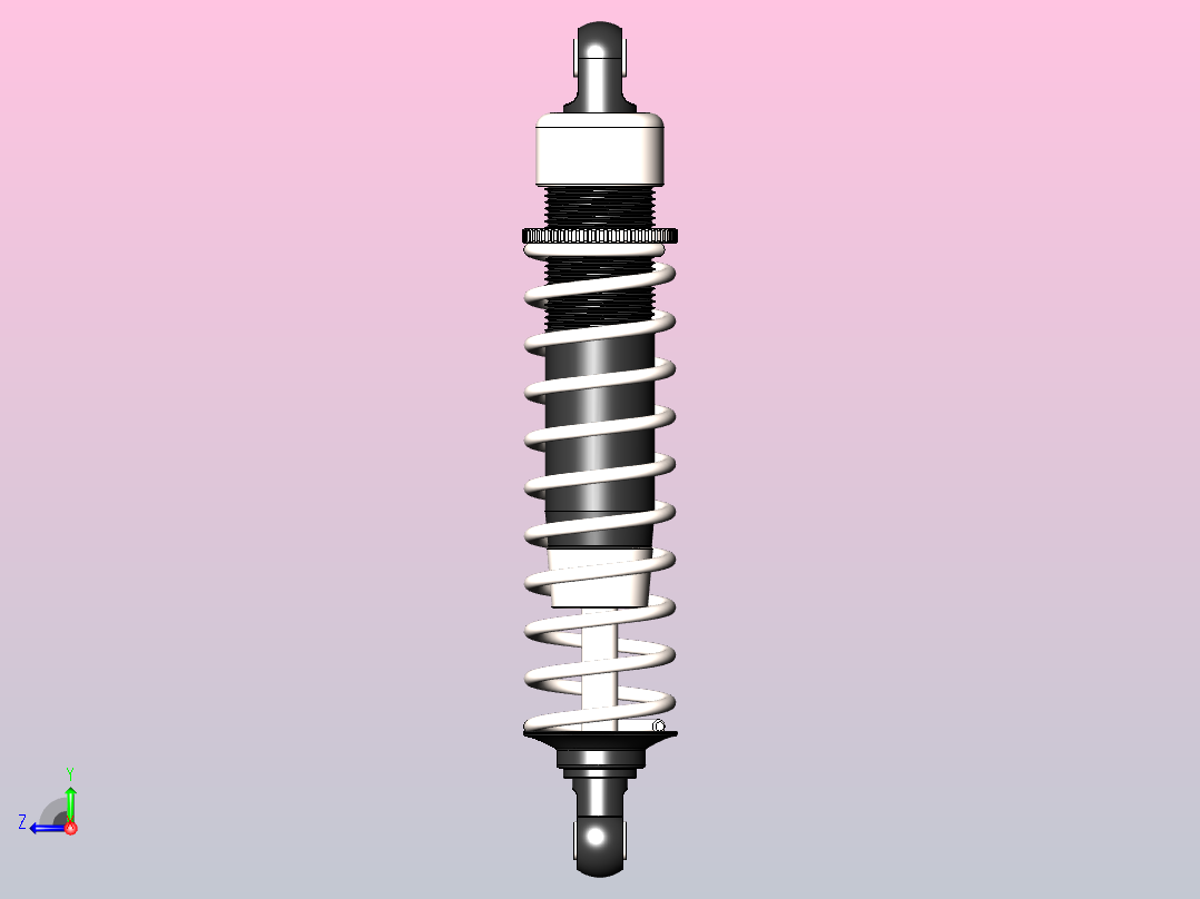 遥控汽车减震器右视图