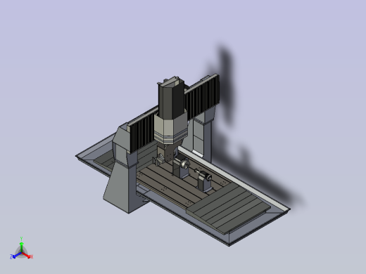 6轴加工机床设计3D图纸模型