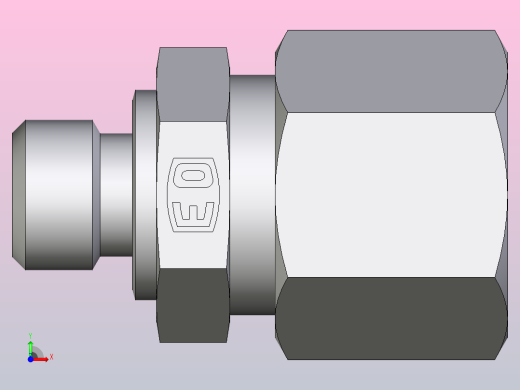 公螺柱连接器GE10LM10X1CF前视缩略图