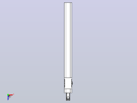 滚珠丝杠直线轴带导轨全封闭TPA-HCR-120D-1610C-L1150-M-C-P40-N3俯视缩略图