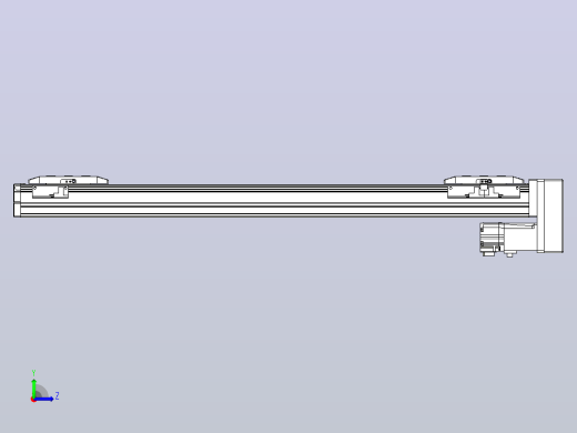 滚珠丝杠线性轴TPA-GCRS-50-1205C-L225-MP-M10-N3左视缩略图