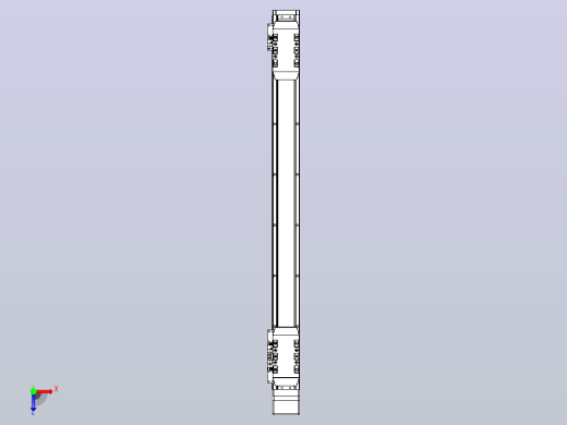 滚珠丝杠线性轴TPA-GCRS-50-1205C-L225-MP-M10-N3俯视缩略图