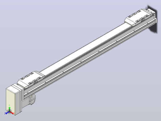 滚珠丝杠线性轴TPA-GCRS-50-1205C-L225-MP-M10-N3正等轴测缩略图