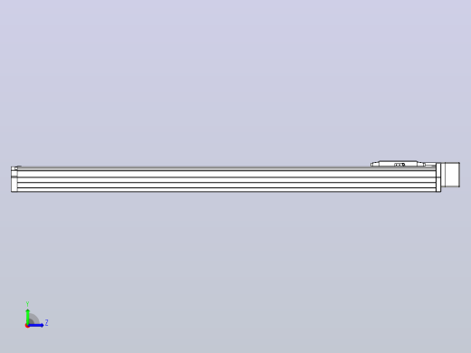 滚珠丝杠直线轴内置导轨TPA-GCR-80-1610C-L850-ML-M40-N3左视缩略图