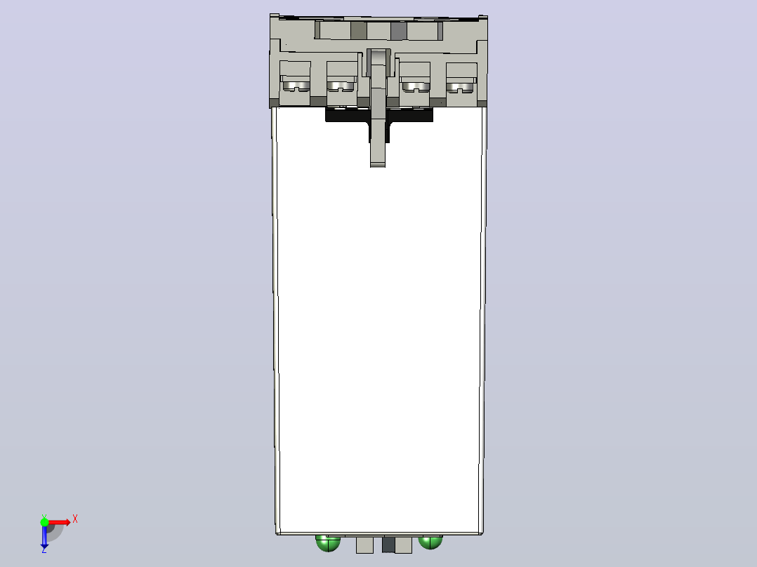 JS14P-21～27时间继电器三维模型202203俯视图