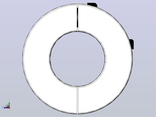 LK8系列 夹紧螺丝固定型梅花联轴器[LK8-C14]右视缩略图