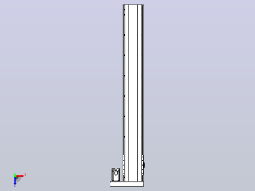 日规模组半封闭丝杆TPA-HNR-202D-2510C-L1400-ML-C-P75-N3俯视缩略图
