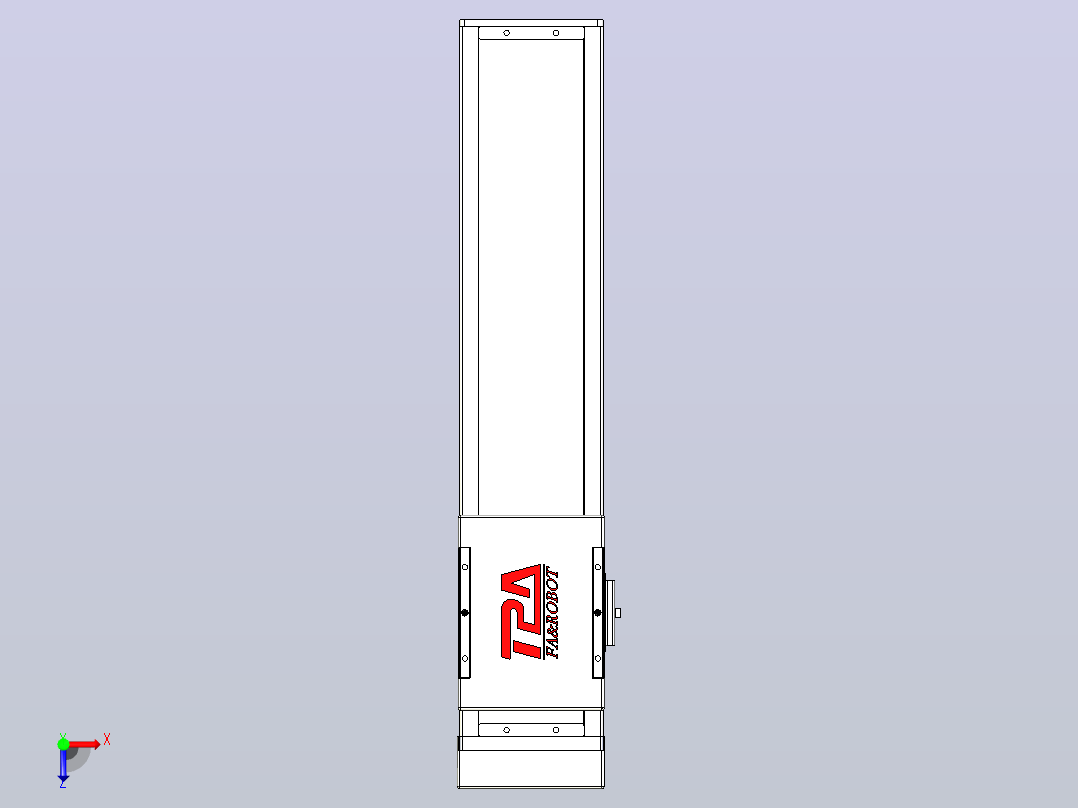 滚珠丝杠直线轴带导轨全封闭TPA-HCR-110D-1610C-L350-MP-C-P40-N3俯视图