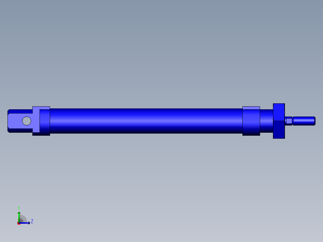 气缸QGCXZ16-100-SK2(CK-J2R)-FESTO左视图
