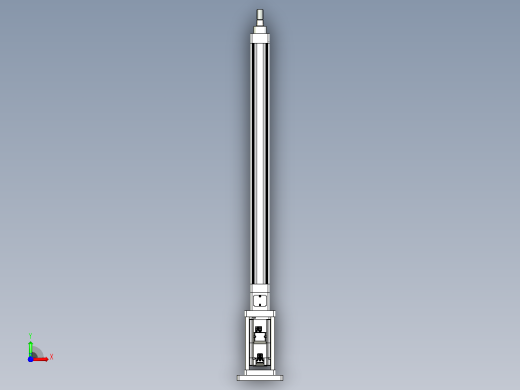 轻载电动缸TPA-ESR40-1210C-L550-M-FB-W-P40-C3前视缩略图