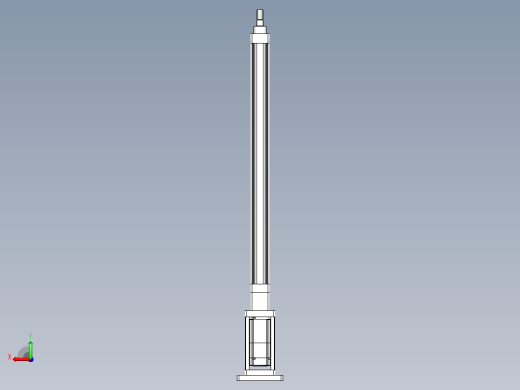 轻载电动缸TPA-ESR40-1210C-L550-M-FB-W-P40-C3后视缩略图