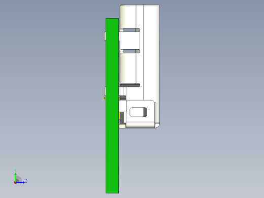 USB 2.0 Type-C连接器分线板左视缩略图