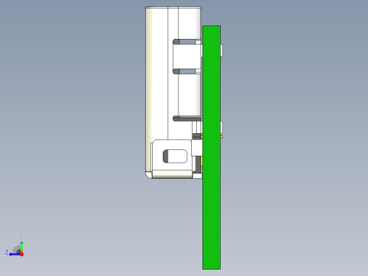 USB 2.0 Type-C连接器分线板右视缩略图