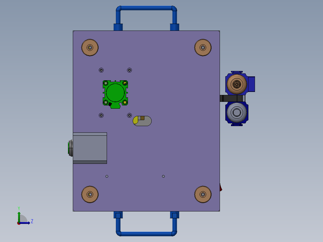 产品拆壳治具sw19左视图