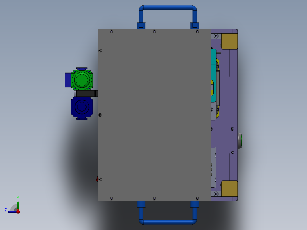 产品拆壳治具sw19右视图
