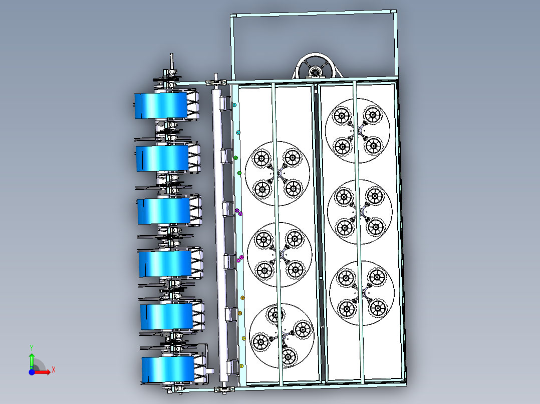 橡胶机械设备前视图