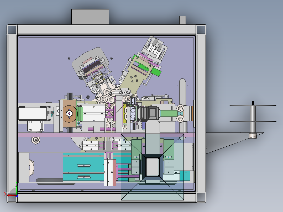 茶叶内外袋真空包装机sw16可编辑后视图
